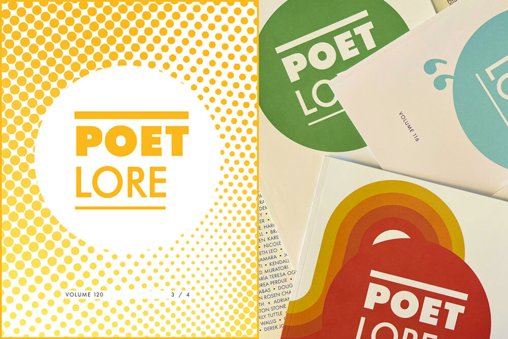 Poet Lore volume 120 and other covers.