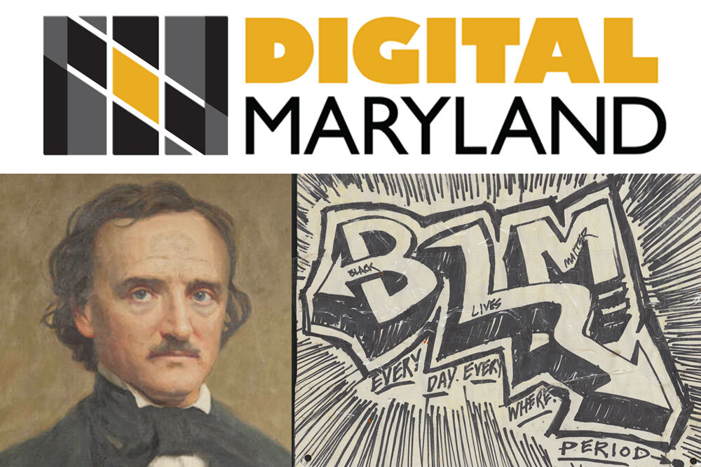Digital Maryland feature logo Poe BLM