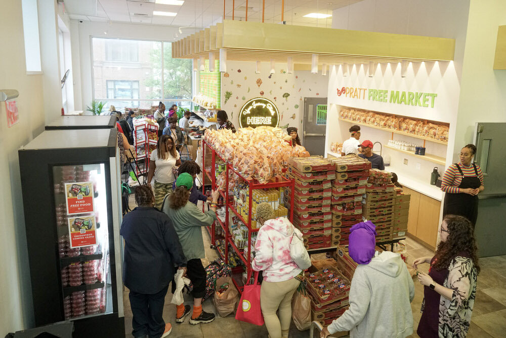 Pratt Free Market overhead view