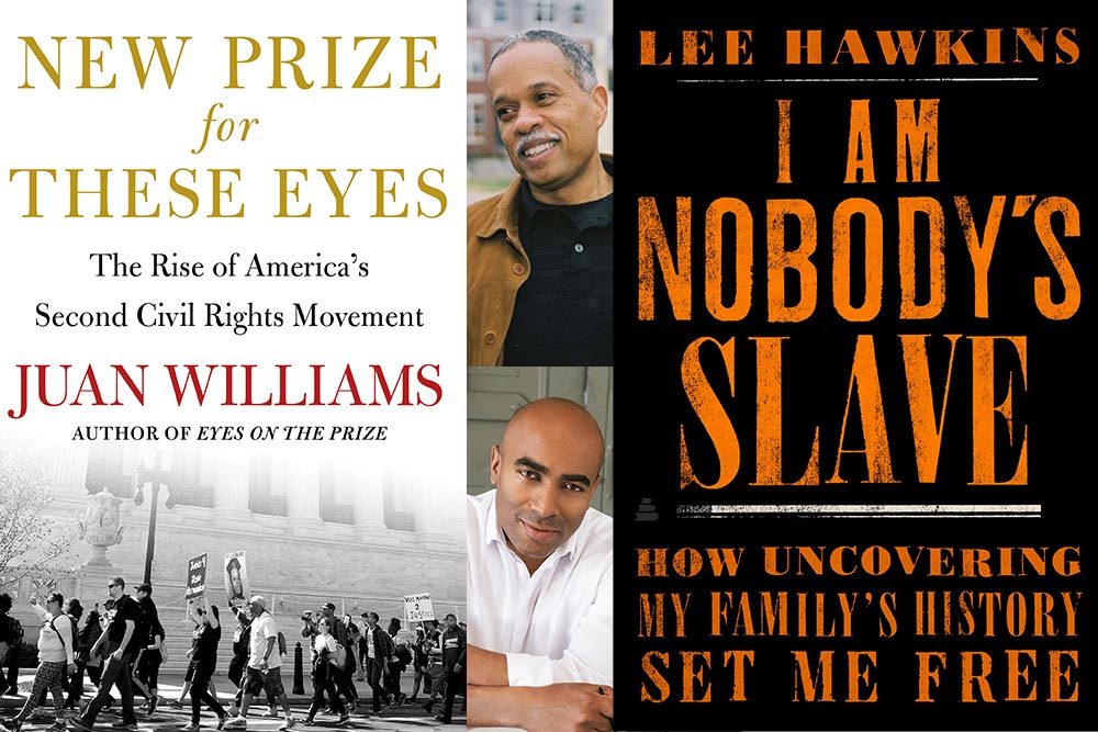 Writers Live authors Juan Williams, Lee Hawkins, and their books