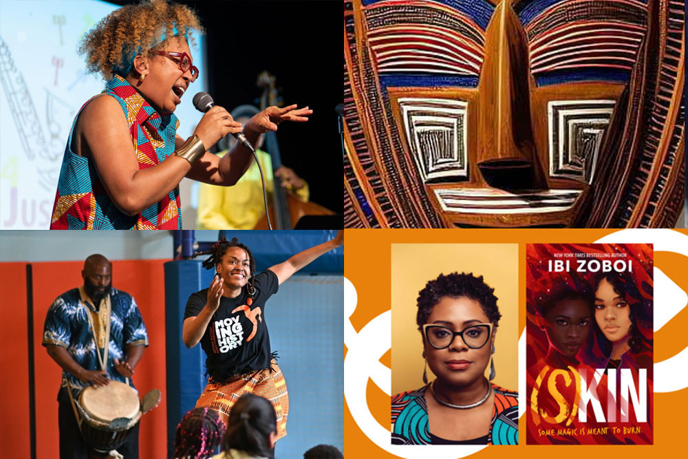 Teens Black History Month events February 2025, showing performers, authors, creative expression