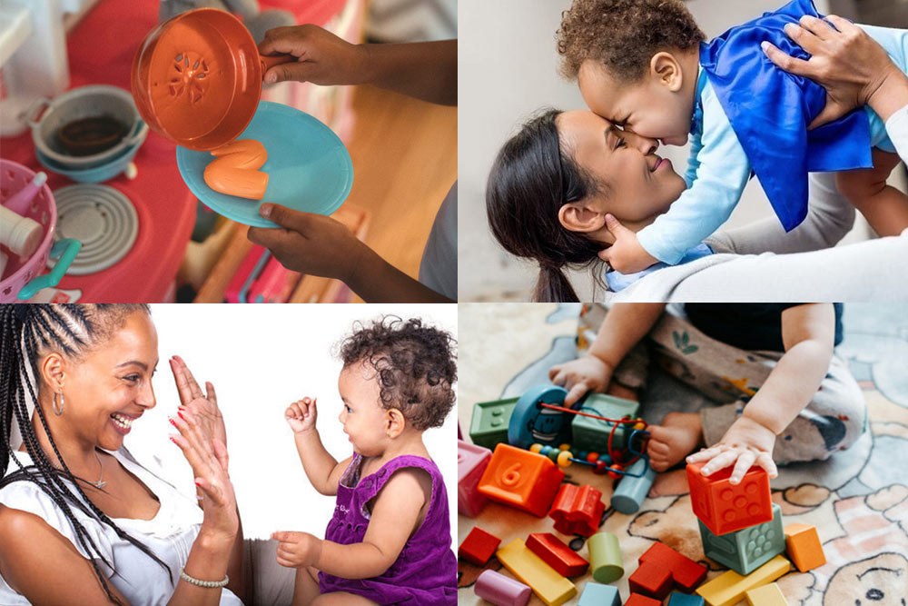 Young children play events January 2025, showing play food, caregiver storytimes, and toddler toys