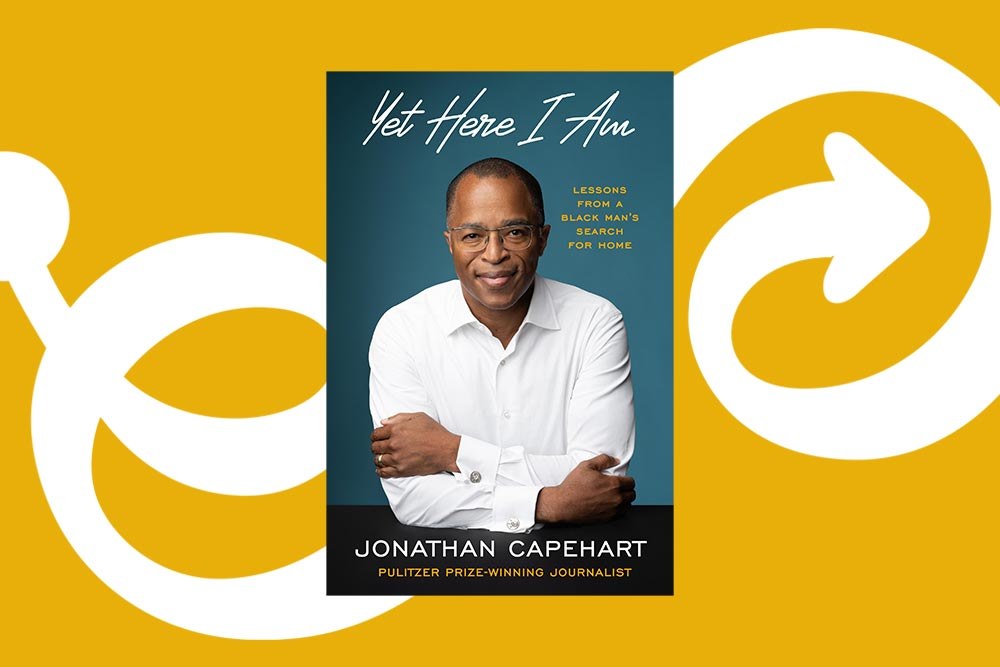 Writers LIVE! Jonathan Capehart and his book, Yet Here I Am, and Pratt Library logo