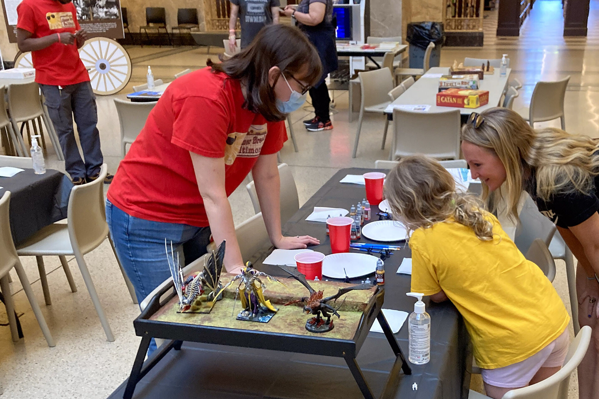 Final Fridays event at the Central Library - retro gaming night crafts with children